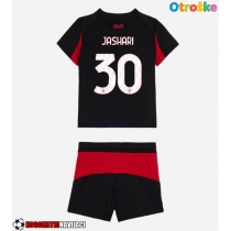 Otroške Nogometnih dresov AC Milan Ardon Jashari #30 Domači 2025-26 Kratki rokavi (+ hlače)